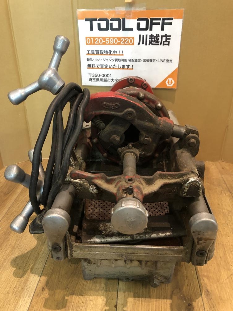 REX レッキス ねじ切り機 パイプマシン N40AⅢ N40A3の中古 ジャンク 