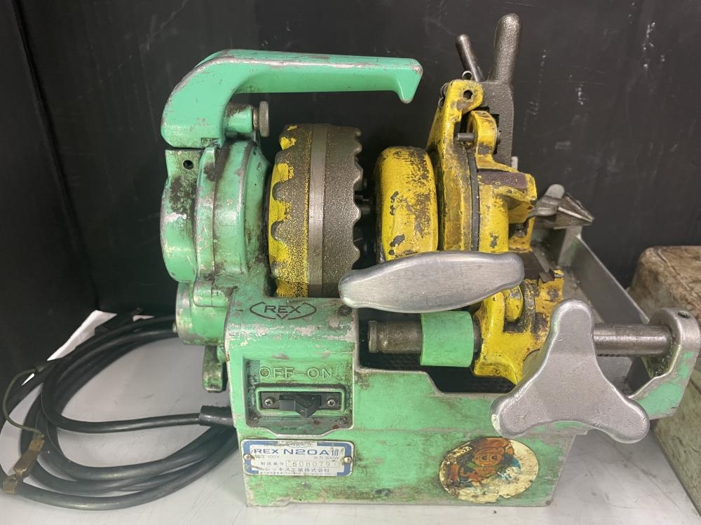 REX レッキス ねじ切り機 N20A3 N20AⅢの中古 中古C傷汚れあり 《大阪 