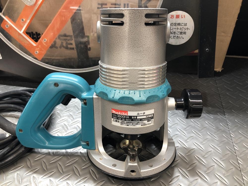 マキタ makita 12ｍｍルーター+階段定規 3600HA KJ130の中古 中古C傷汚れあり 《大阪・枚方》中古工具販売の専門店│  ツールオフ枚方店 ｜中古工具販売のツールオフ