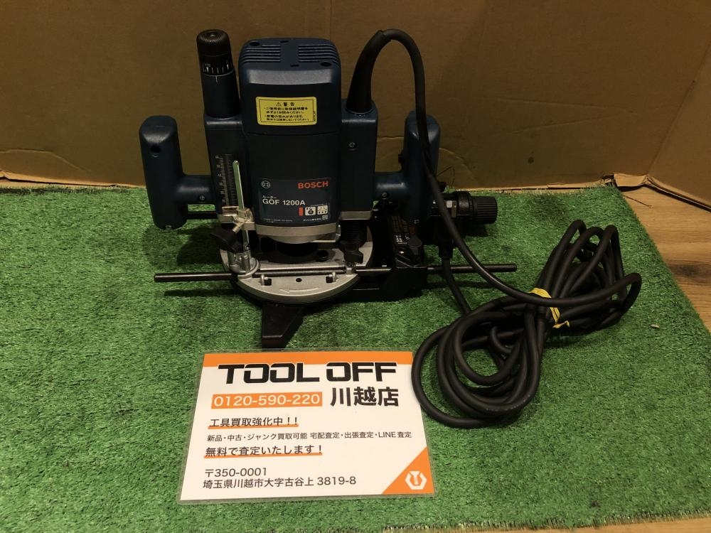 BOSCH ボッシュ 吸じんルーター GOF1200Aの中古 中古B使用感あり 《埼玉・川越》中古工具販売の専門店│ ツールオフ川越店  ｜中古工具販売のツールオフ