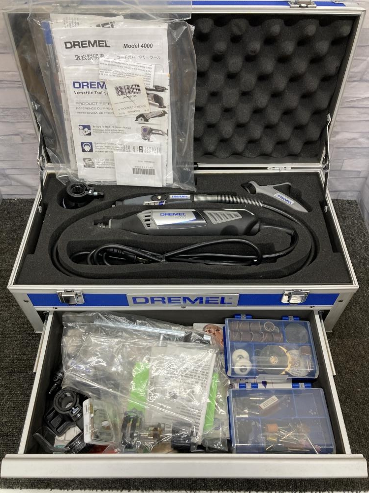 DREMEL ドレメル ミニルーター ハイスピードロータリーツール 4000の中古 中古B使用感あり 《大阪・松原》中古工具販売の専門店│ツールオフ松原店  ｜中古工具販売のツールオフ