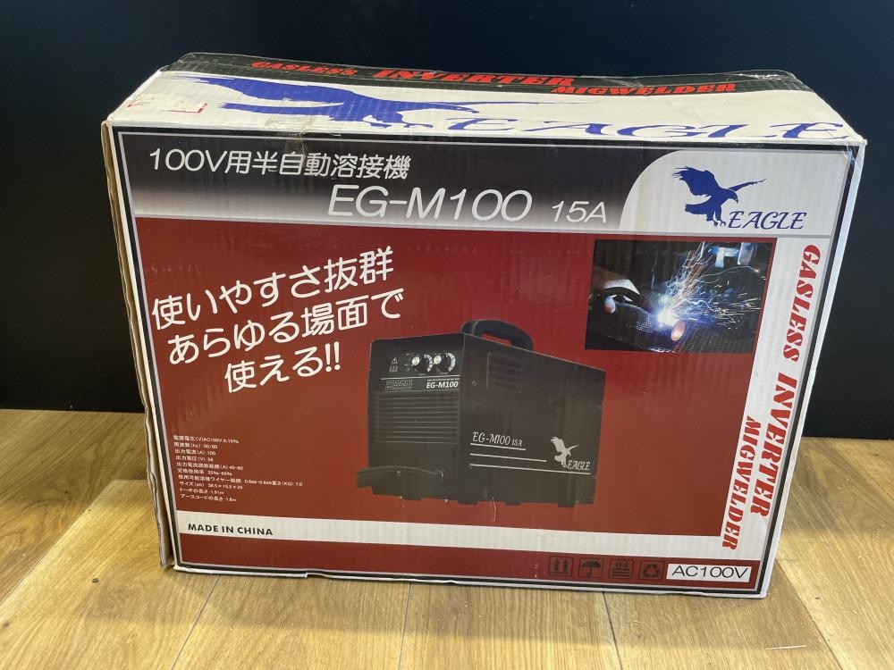 EAGLE 100V用半自動溶接機 EG-M100の中古 中古B使用感あり 《宮城・仙台》中古工具販売の専門店│ ツールオフ仙台店  ｜中古工具販売のツールオフ