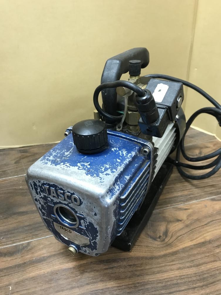 TASCO 真空ポンプ TA150XB ※通電・吸引のみ確認の中古 中古C傷汚れあり  