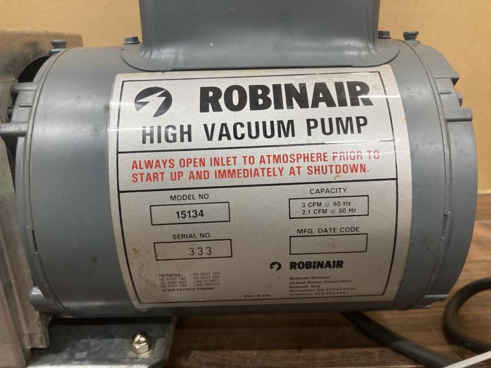 ロビネア ROBINAIR 真空ポンプ ハイバキュームポンプ+アダプタ