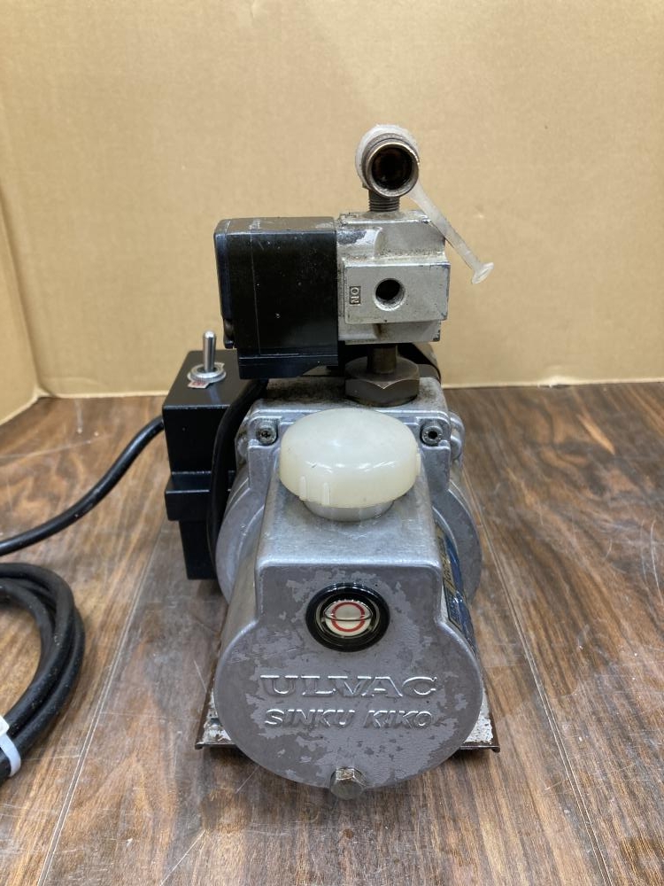 アルバック 小型油回転油圧ポンプ GC-10DAの中古 ジャンク