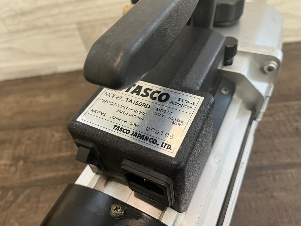 TASCO タスコ オイル逆流防止弁付高性能真空ポンプ TA150RDの中古  