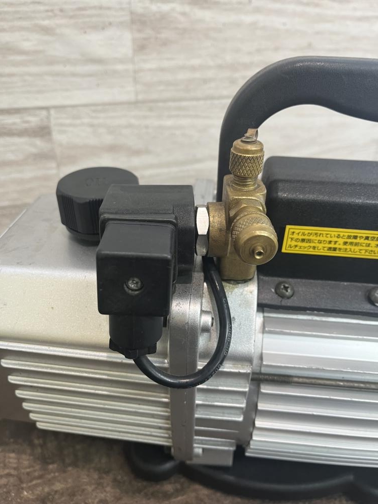 【久留米】【引き取り限定】【中古品】TASCO タスコ TA150RC 真空ポンプ オイル逆流防止弁付 高性能ツーステージ真空ポンプ 単相100V 50/60Hz ※本体のみ イチネンTASCO TA150SV オイル逆流防止弁付ウルトラミニ真空ポンプ