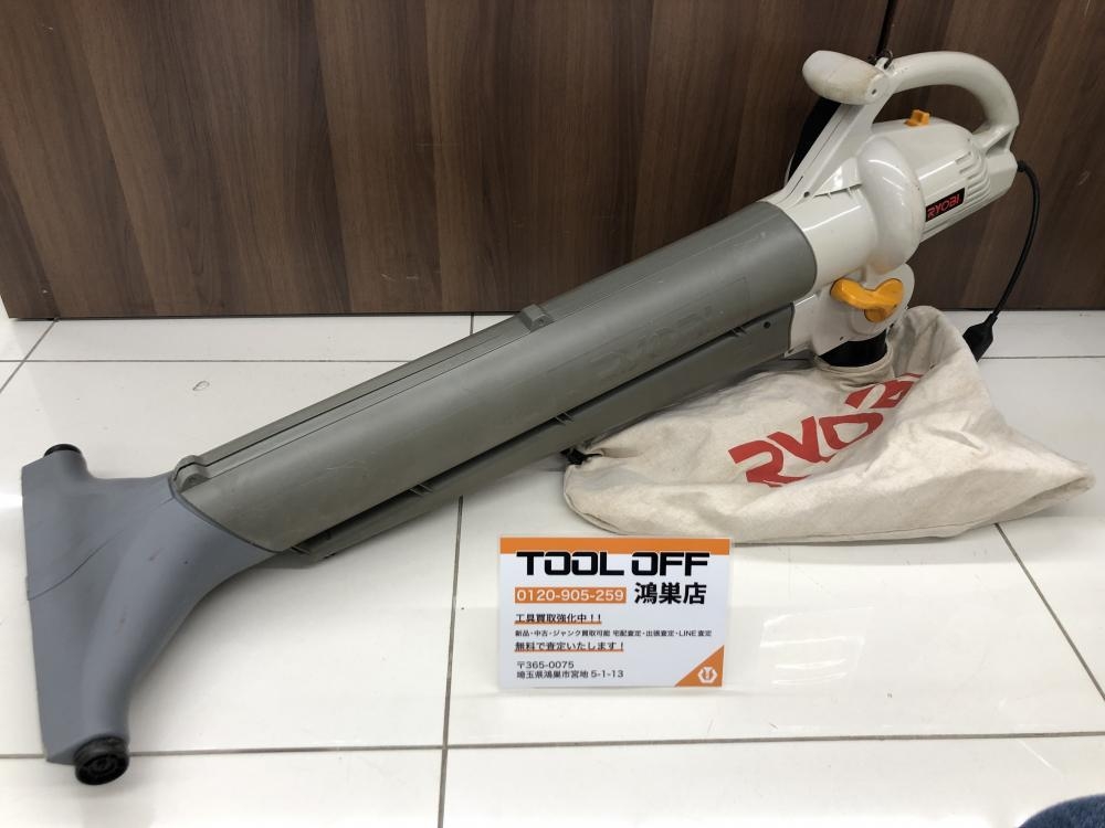 RYOBI リョービ ブロワバキューム RESV-1300 先端割れ有の中古 中古B使用感あり 《埼玉・鴻巣》中古工具販売の専門店│ ツールオフ鴻巣店  ｜中古工具販売のツールオフ