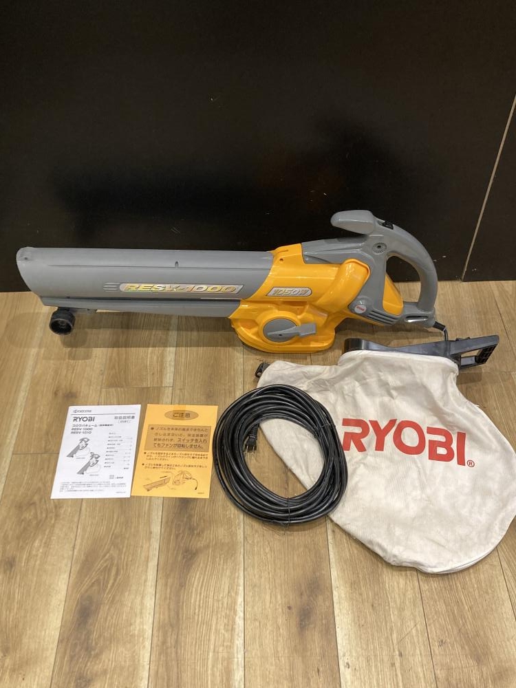 ブロワバキューム RYOBI リョービ RESV−1000 悪し