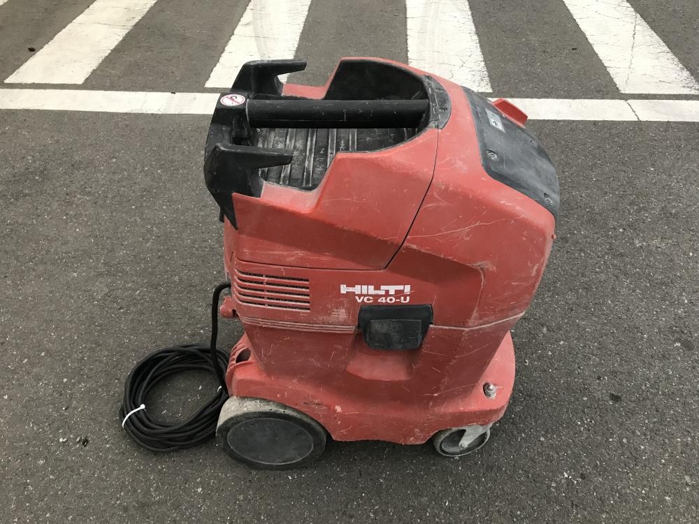 HILTI ヒルティ 乾式両用バキュームクリーナー VC 40-U 動作OK ホース付属の中古 中古C傷汚れあり 《埼玉・入間》中古工具販売の専門店│  ツールオフ所沢入間店 ｜中古工具販売のツールオフ