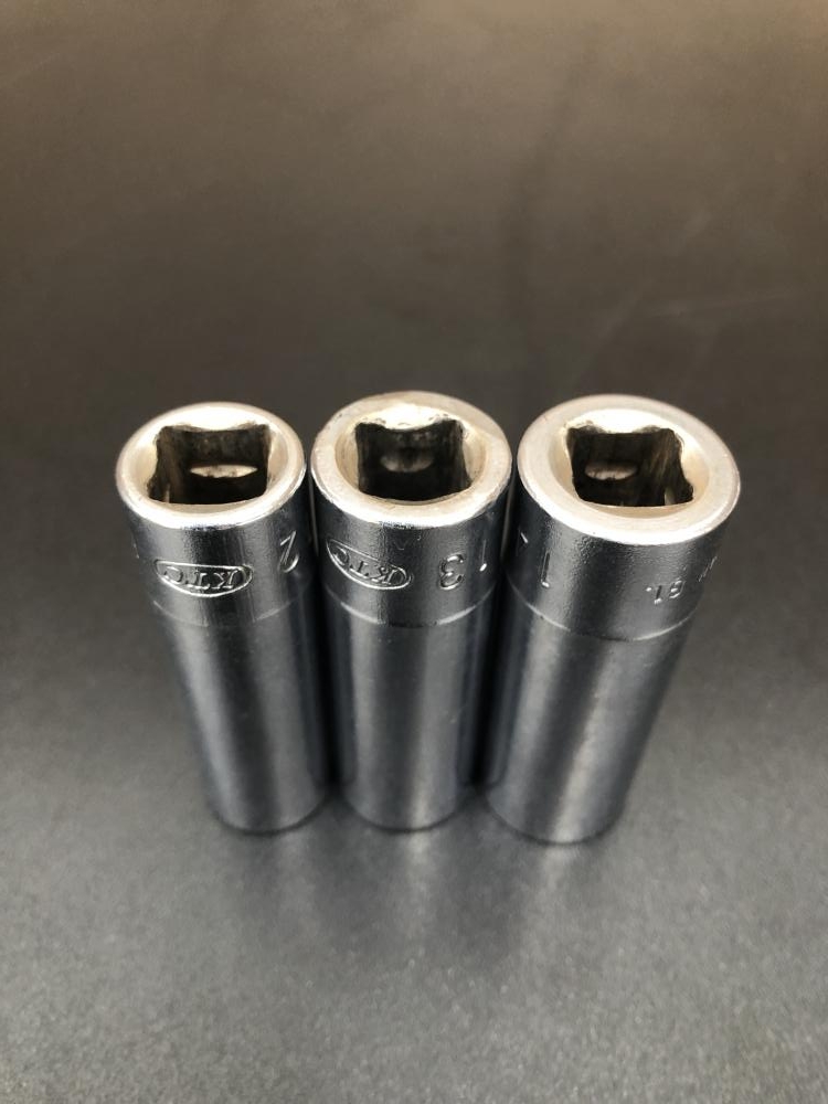 KTC ソケット6本セット B25（7H・10H～14H）の中古 中古C傷汚れ