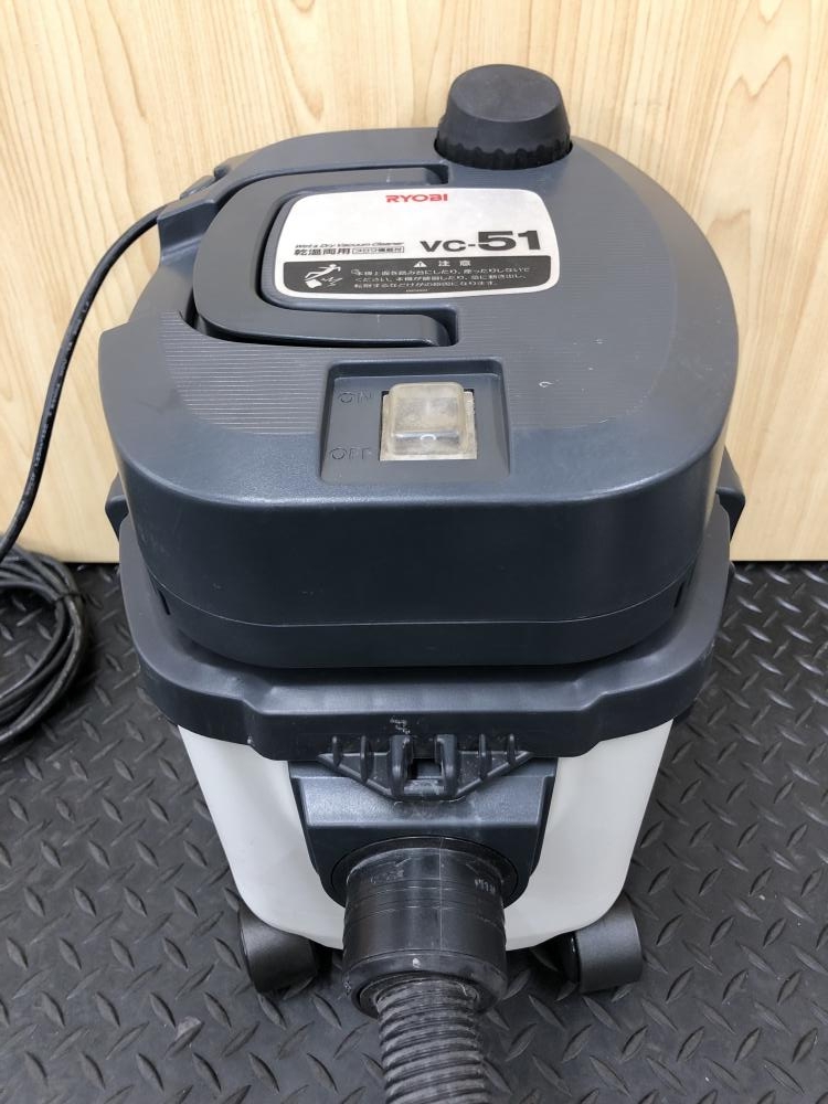 RYOBI 乾湿両用掃除機 VC-51の中古 中古C傷汚れあり 《千葉・市原