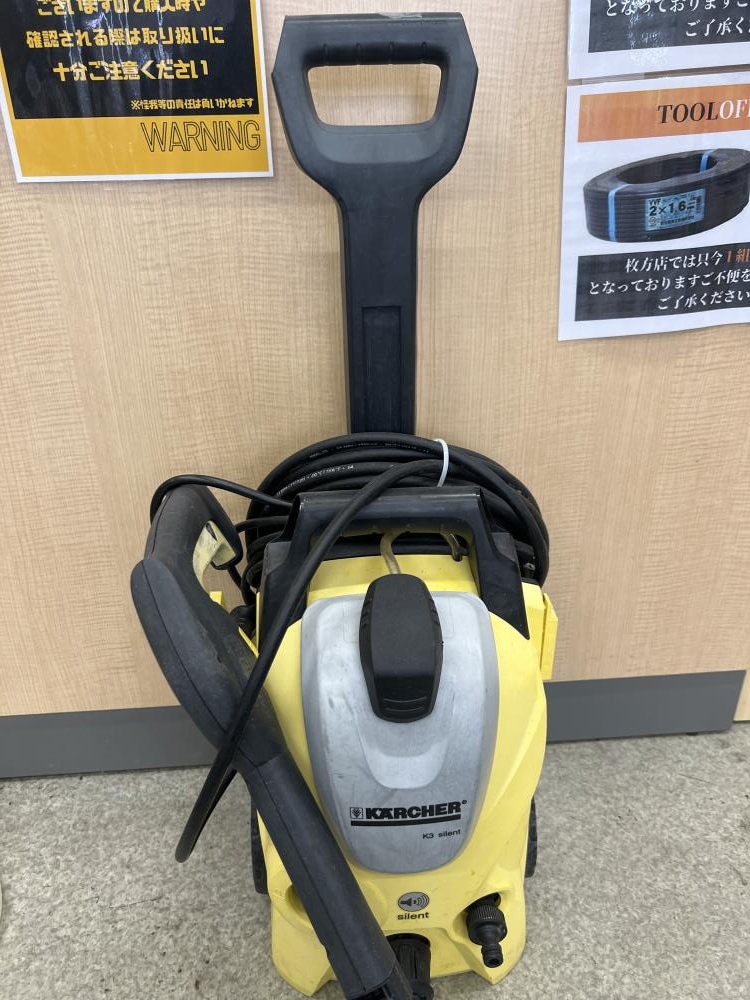 ケルヒャー KARCHER 高圧洗浄機 K3 silent サイレント 60Hzの中古 中古B使用感あり 《大阪・枚方》中古工具販売の専門店│  ツールオフ枚方店 ｜中古工具販売のツールオフ