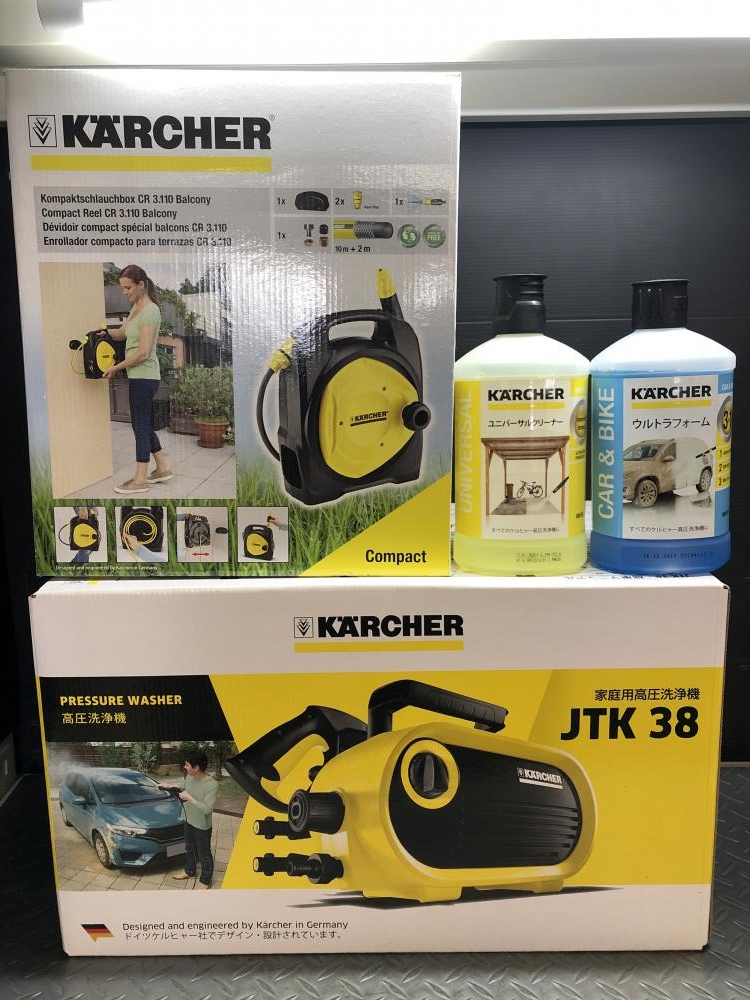 ケルヒャー Karcher 高圧洗浄機 JTK38／CR3.110の中古 未使用品 《大阪