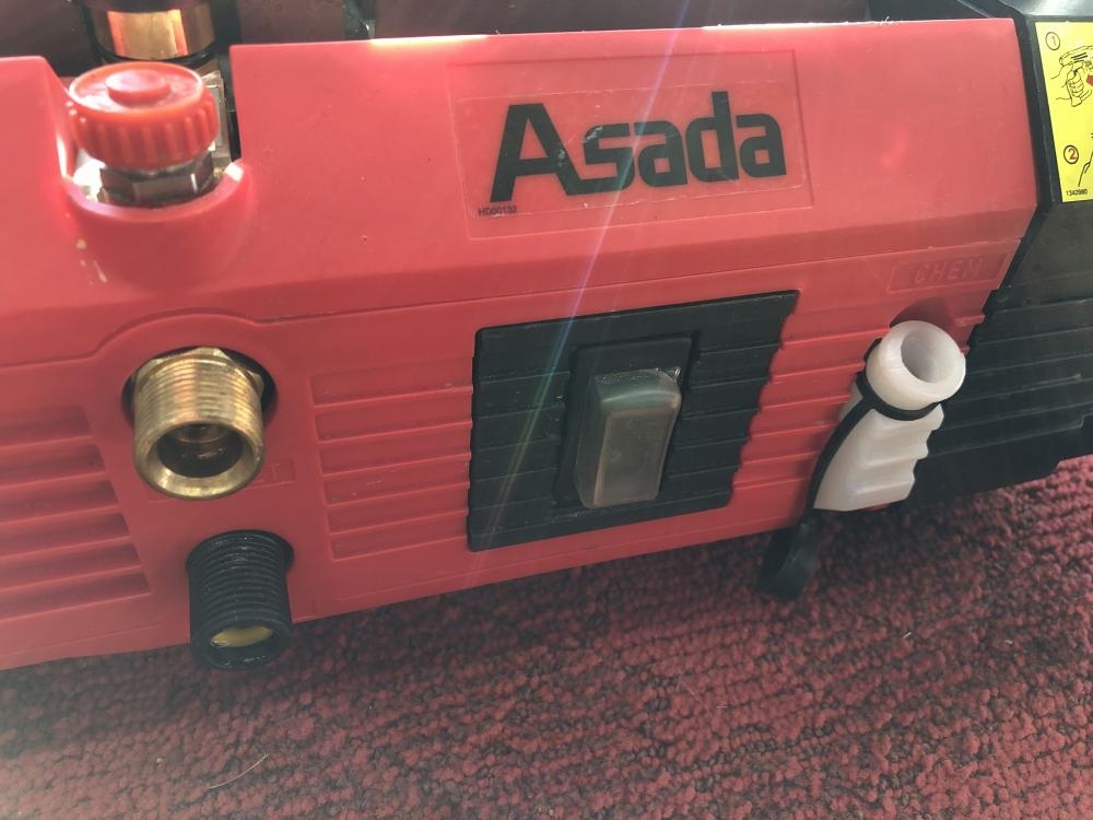 ASADA 電動式高圧洗浄機 8.5/60 スズランノズル付の中古 中古B使用感