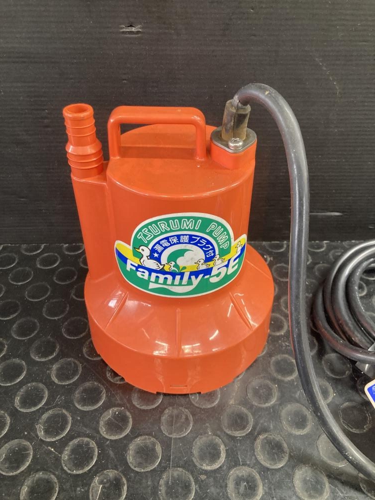 ツルミ 鶴見製作所 水中ポンプ family-5Eの中古 中古B使用感あり