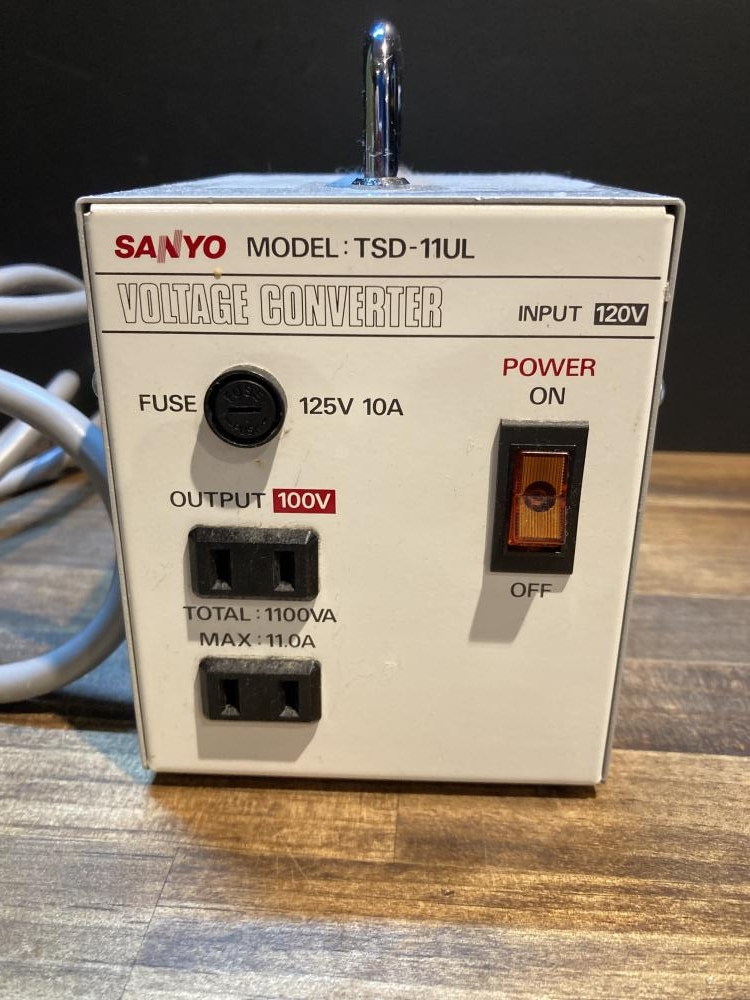 サンヨー 変圧器 ダウントランス TSD-11ULの中古 ジャンク
