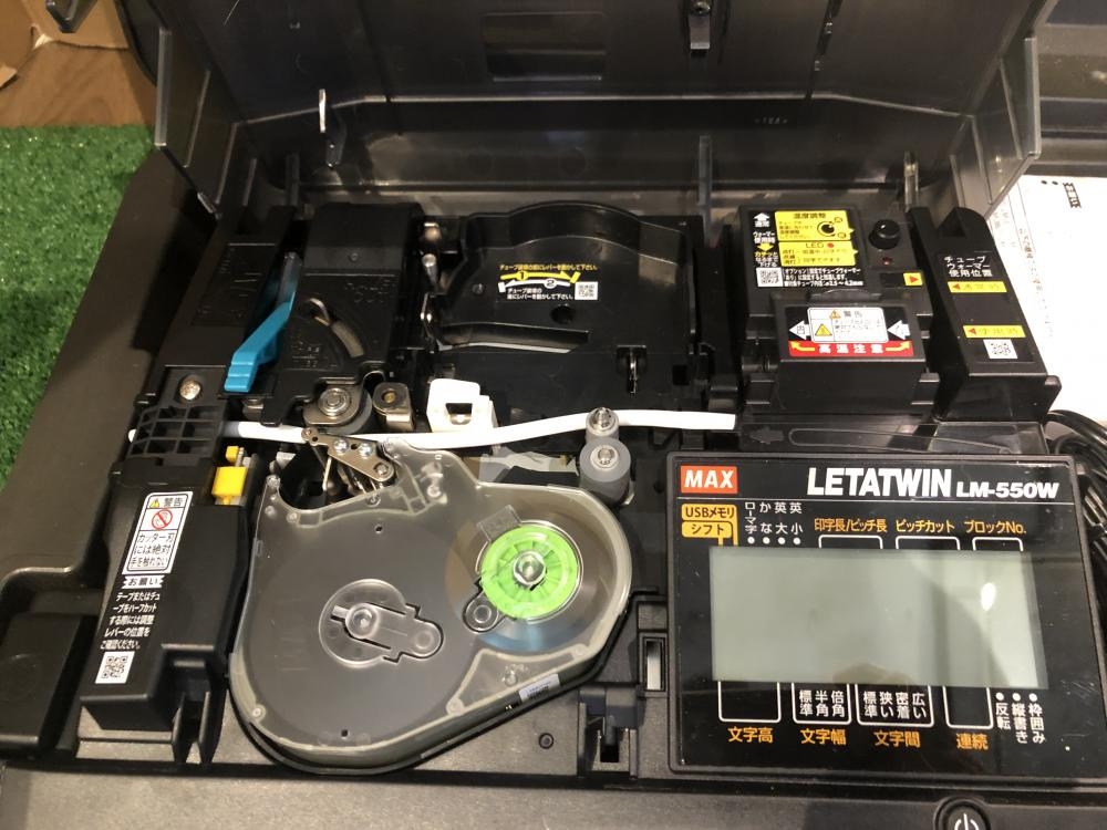 ☆中古美品 MAX マックス レタツイン LETATWIN LM-550W MAX LETATWIN マックス レタツイン LM-550W2 チューブマーカー 本体