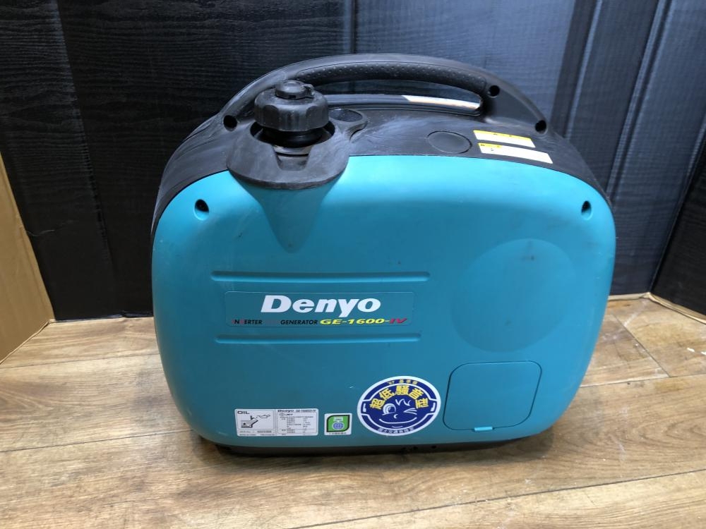 デンヨー DENYO インバータ発電機 GE-1600-IVの中古 中古B使用感あり 《埼玉・川越》中古工具販売の専門店│ ツールオフ川越店  ｜中古工具販売のツールオフ