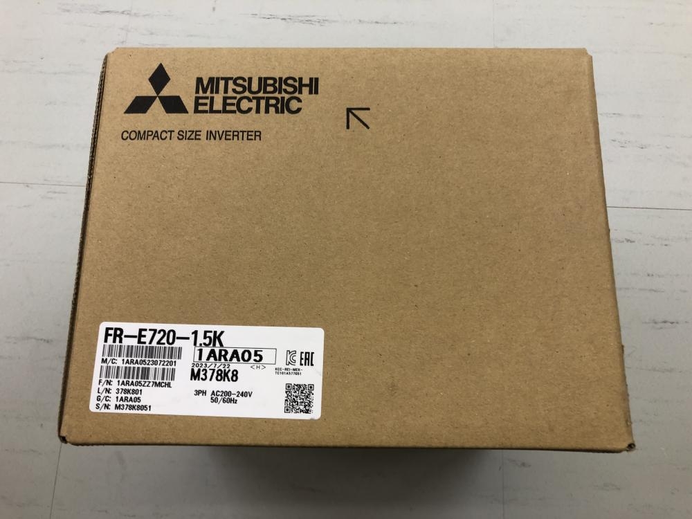 三菱電機 インバータ FR-E720-1.5Kの中古 未使用品 ツールオフ 西東京