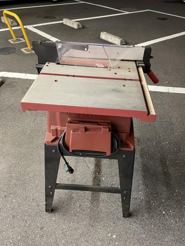 北海道旭川市 【直接引き渡し限定】 REXON レクソン 卓上式丸鋸盤 BTS