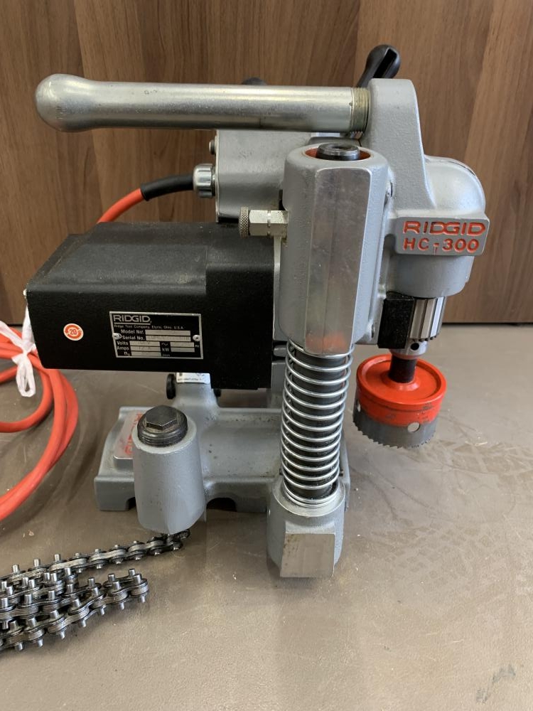 リジッド RIDGID ホールカッター 100V HC-300の中古 中古C傷汚れあり 《大阪・堺》中古工具販売の専門店│ ツールオフ堺店  ｜中古工具販売のツールオフ