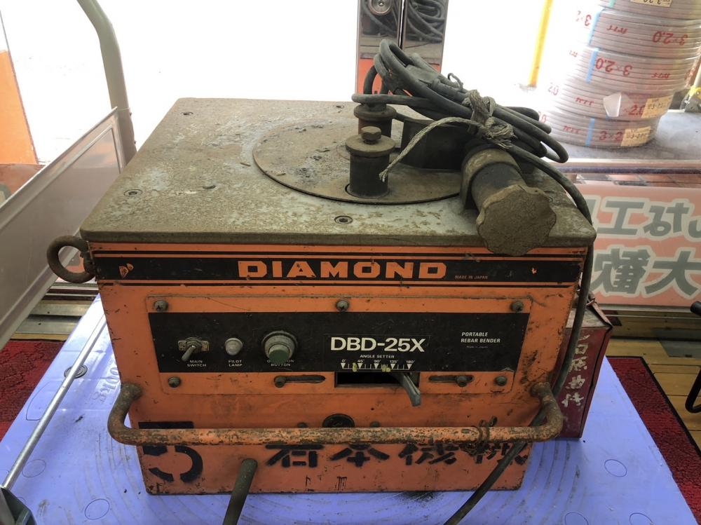 DIAMOND ダイヤモンド 鉄筋ベンダー DBD-25Xの中古 中古C傷汚れあり 