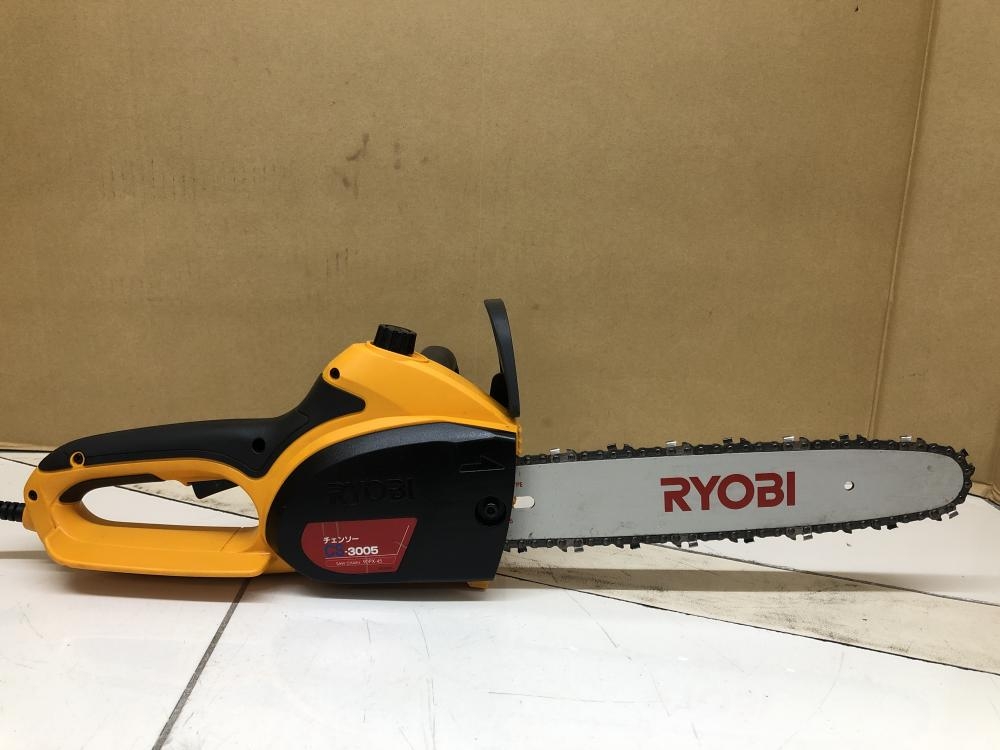 リョービ RYOBI 電気チェーンソー CS-3005の中古 中古C傷汚れあり