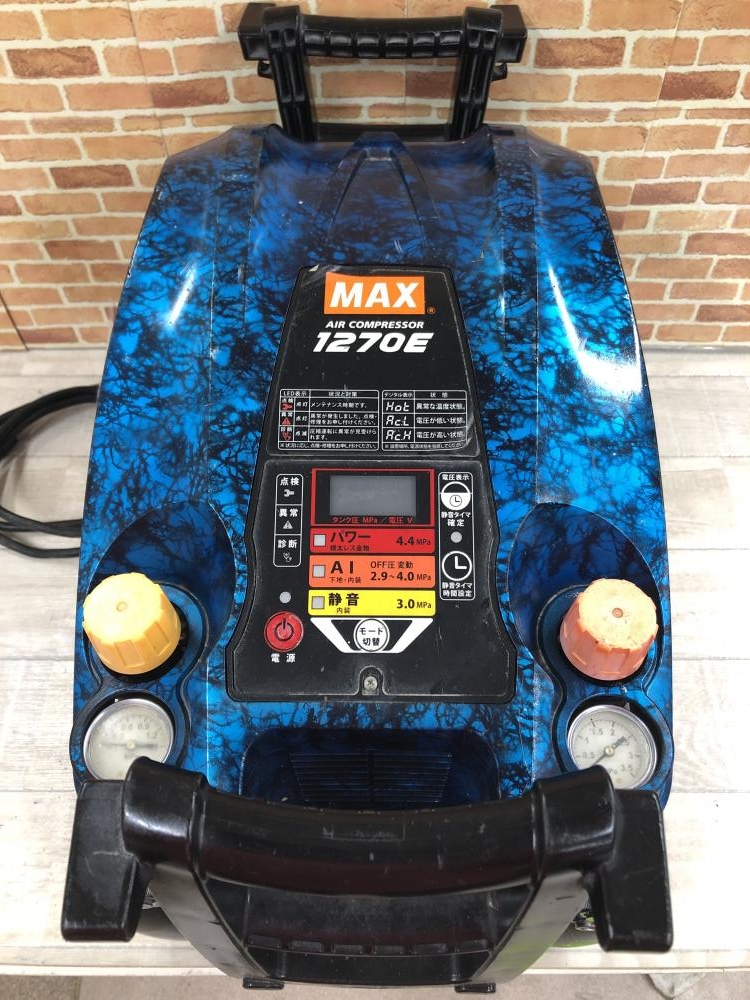 MAX エアーコンプレッサ 1270Eの中古 ジャンク 《東京・八王子》中古工具販売の専門店│ ツールオフ八王子店 ｜中古工具販売のツールオフ