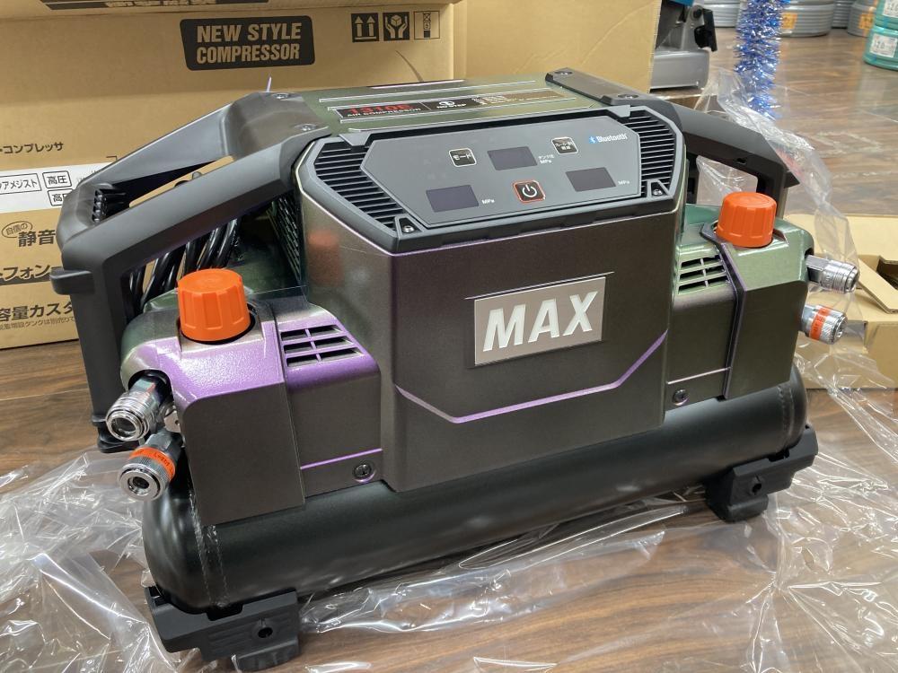 マックス 高圧エアコンプレッサ グリーンアメジスト AK-HH1310Eの中古 マックス 高圧エアコンプレッサ グリーンアメジスト AK-HH1310Eの中古
