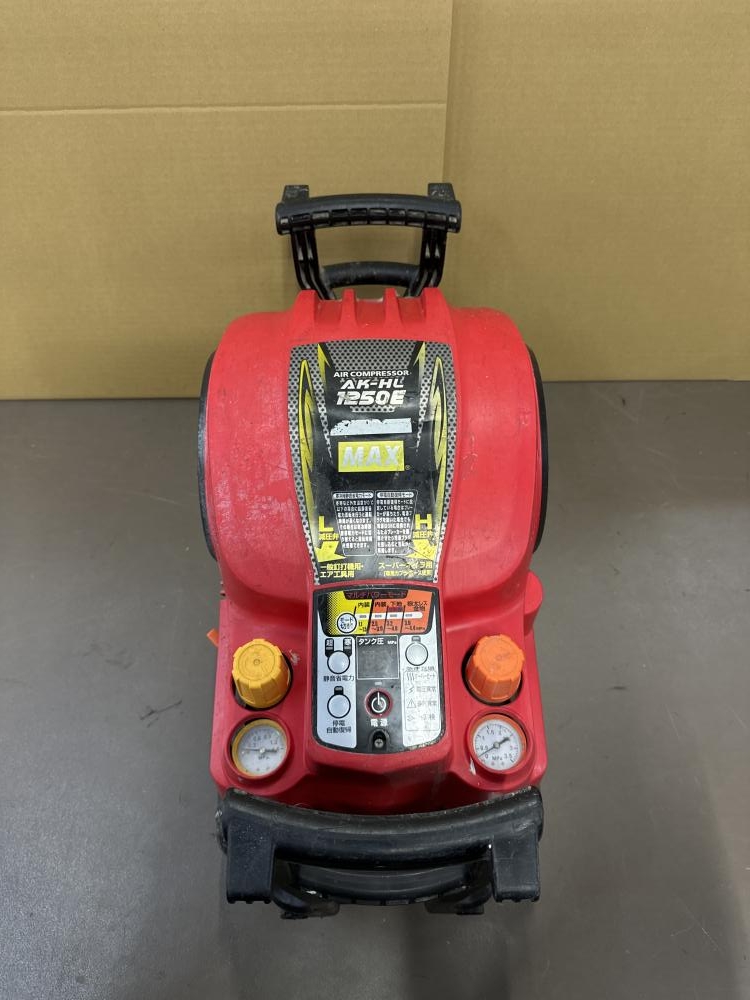 良品　低騒音MAXマックス★高圧常圧AK-HL1250E2エアコンプレッサー スーパーエア・コンプレッサ (MAX AK-HL1250E2) レンタル