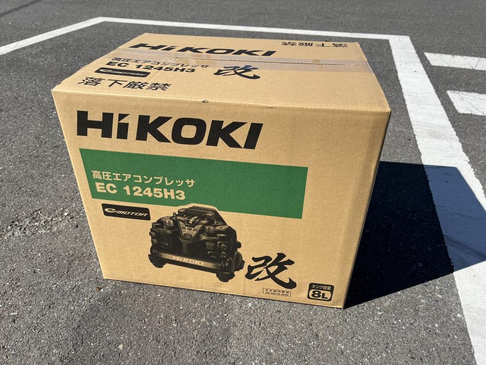 HiKOKI ハイコーキ 高圧エアコンプレッサ 改 EC1245H3(CTN)の中古 未