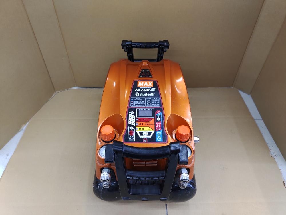 マックス MAX 高圧エアコンプレッサ AK-HH1270E2の中古 中古B使用感 