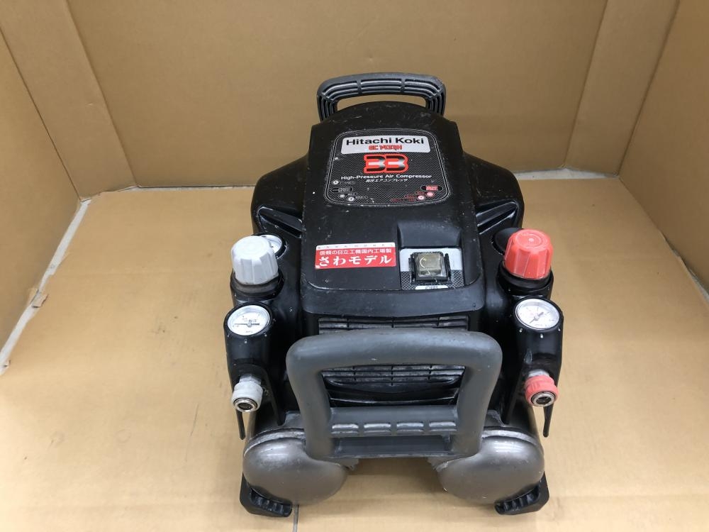 日立工機 高圧エアコンプレッサ EC1433Hの中古 中古C傷汚れあり 《千葉