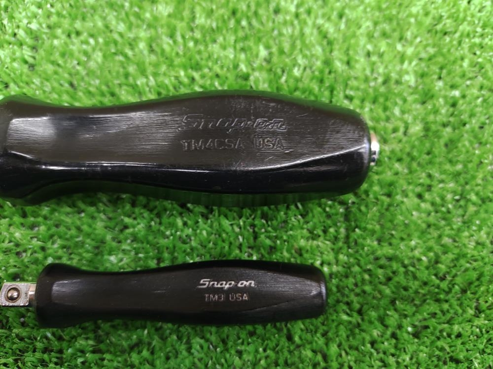 スナップオン TM4CSA/型番不明 シャンクドライバー2本セット【船橋馬込店】【店頭取引限定】【中古】管理番号：ITTO0QAJ4SLS スナップオン Snap-on 1/4 シャンクドライバー 2点セット TM4CSA/TM3の