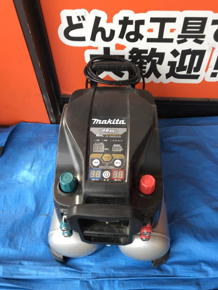 マキタ makita 高圧エアコンプレッサー 100V AC500XGの中古 中古A(美品