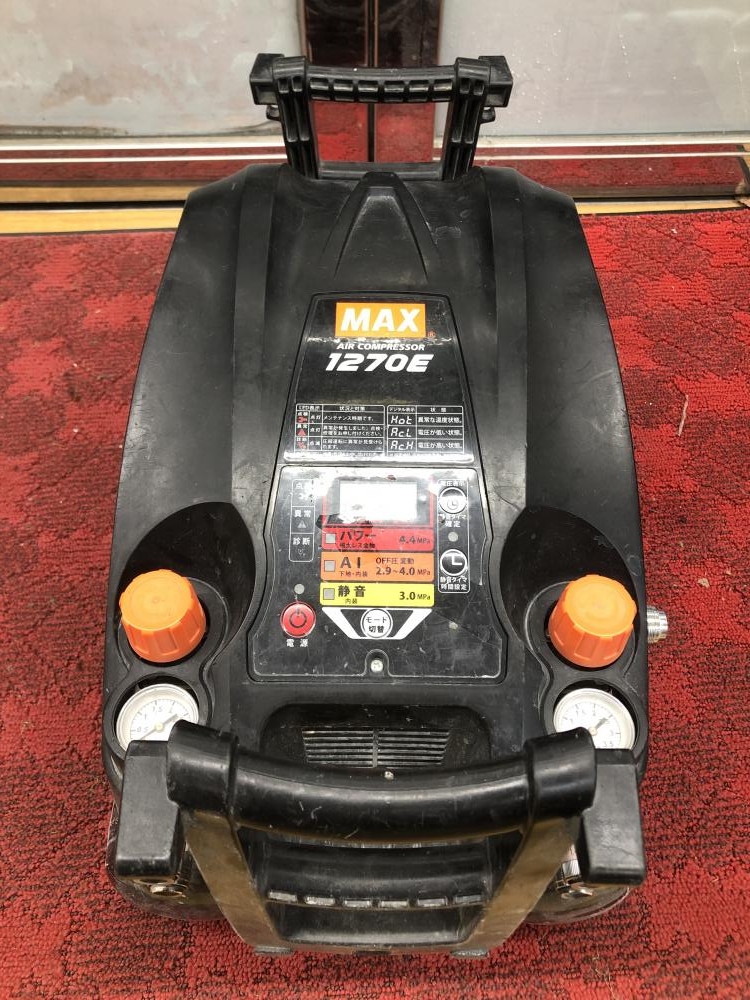 MAX マックス 高圧エアーコンプレッサー 100V AK-HH127H 満充填約6分40