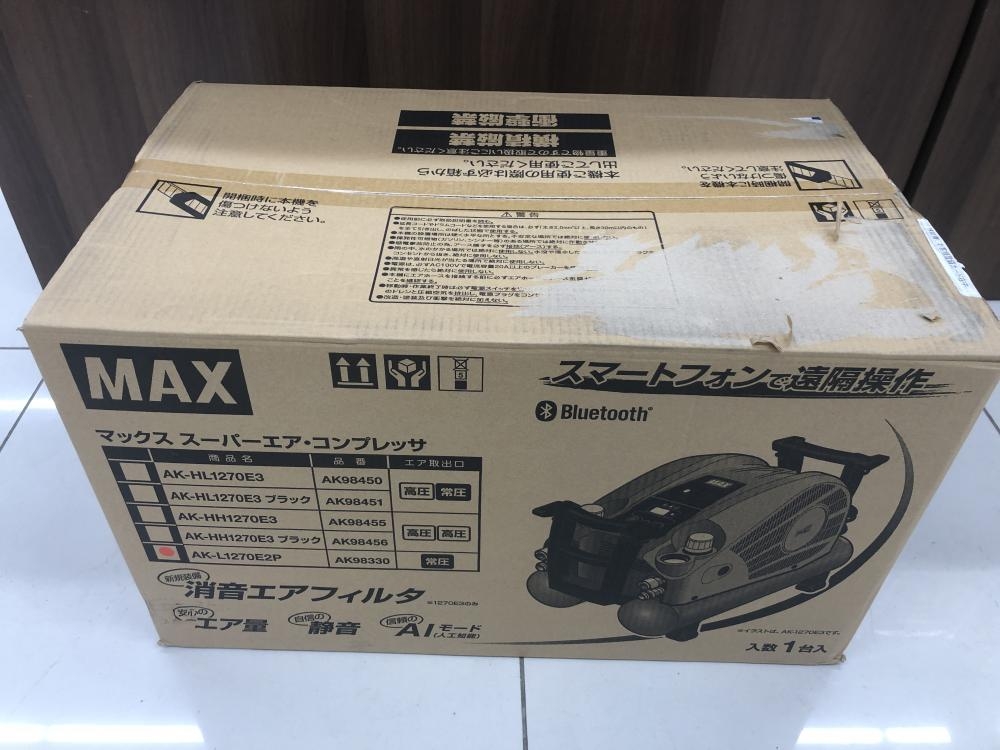 MAX マックス エアコンプレッサー AK-L1270E2Pの中古 未使用品 《埼玉