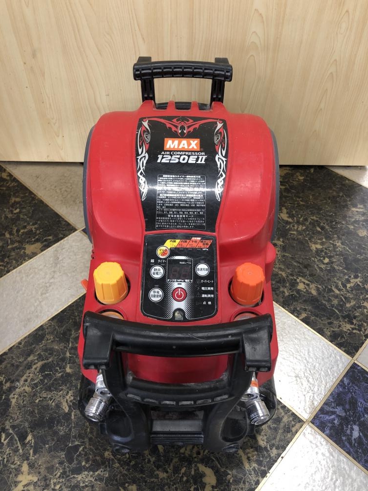 MAX 高圧常圧エアコンプレッサー AK-HL.HH1250EⅡの中古 中古C傷汚れ