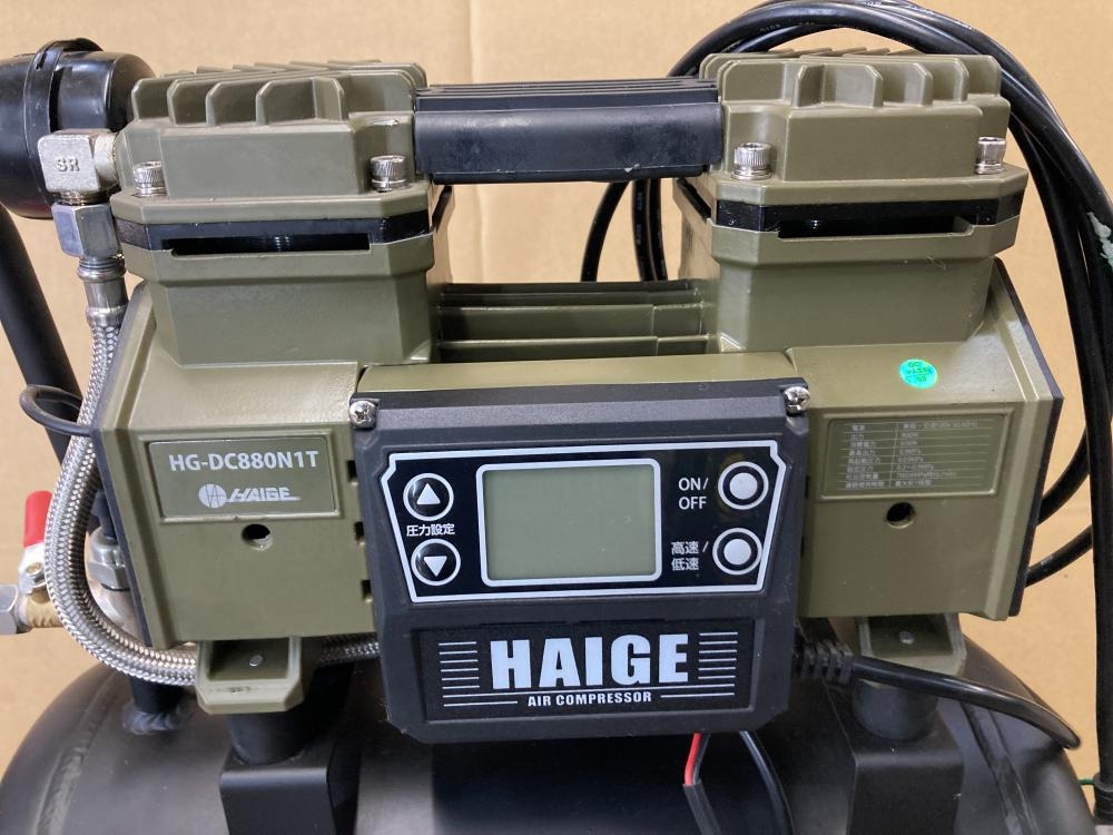 HAIGE ハイガー産業 エアーコンプレッサー HG-DC880N1Tの中古 中古B使用感あり 《横浜・青葉》中古工具販売の専門店│ ツールオフ横浜店  ｜中古工具販売のツールオフ