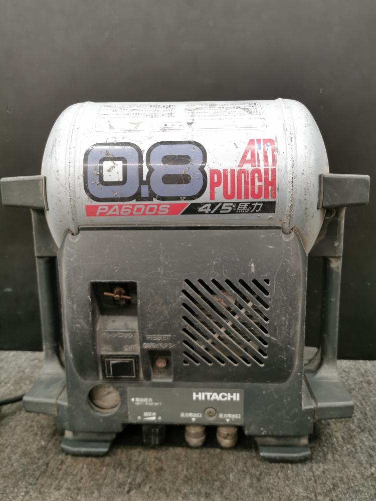 HITACHI/日立工機 PA600 A　エアーコンプレッサー パンチ 100V 電動工具 DIY 工事  状態込み 中古 HITACHI エアパンチ PA600B コンプレッサー 直接引き取り限定 【公式通販】