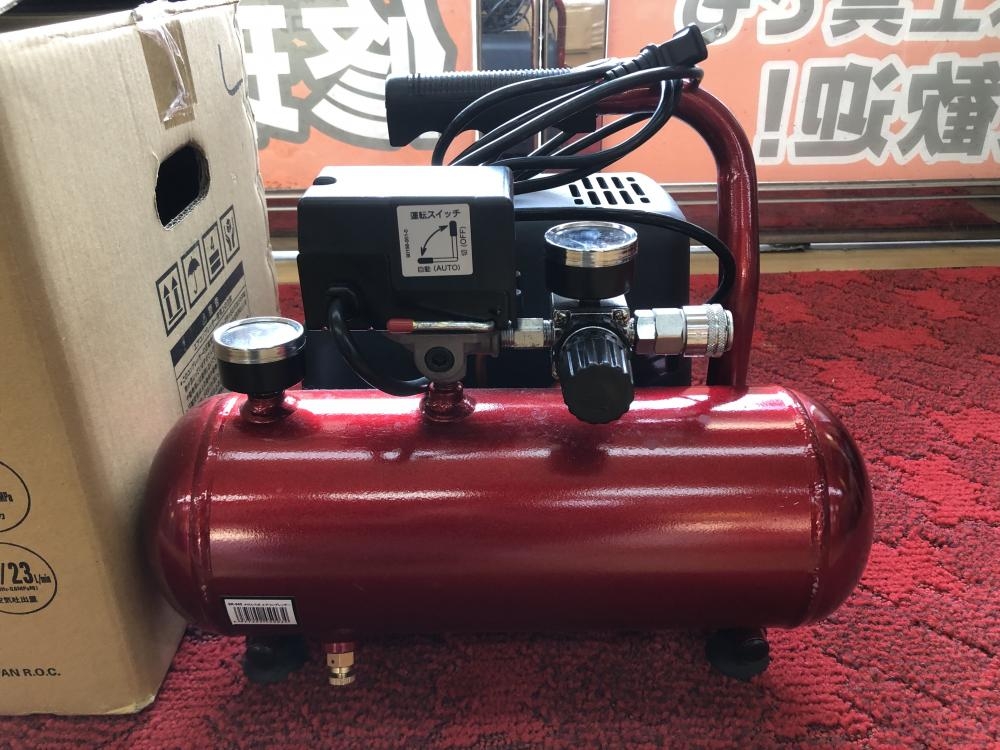 藤原産業 SK11 常圧エアコンプレッサ AC100V SR-045の中古 中古A(美品