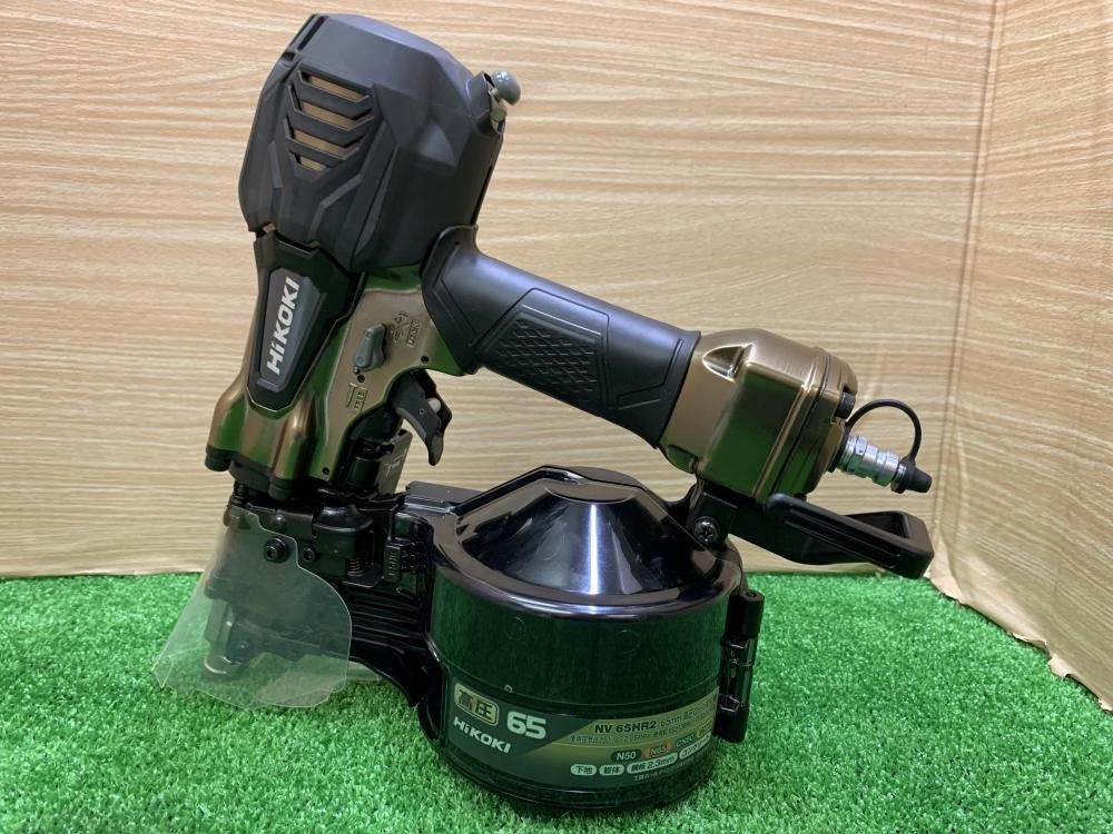 HiKOKI ハイコーキ 65mm高圧釘打ち機 NV65HR2(N)の中古 未使用品 商品 
