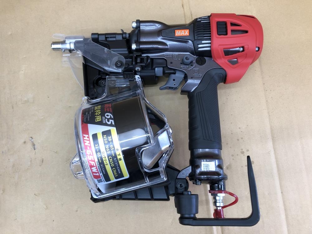 マックス 高圧釘打ち機 HN-65FW1の中古 中古A(美品) 《千葉・柏》中古