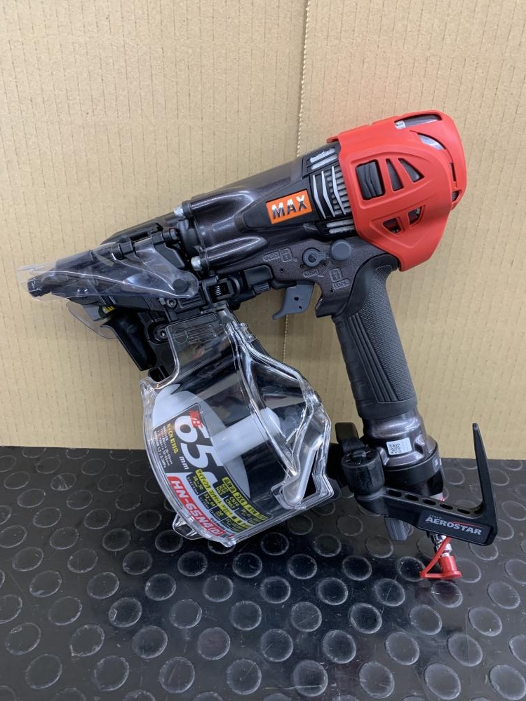 MAX マックス 65mm高圧釘打ち機 スーパーネイラ HN-65N4(D)-Gの中古 未使用品 《大阪・松原》中古工具販売の専門店│ツールオフ松原店  ｜中古工具販売のツールオフ