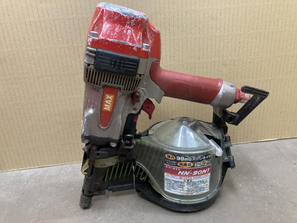 MAX マックス 90mm高圧コイルネイラ 釘打ち機 HN-90Nの中古 ジャンク