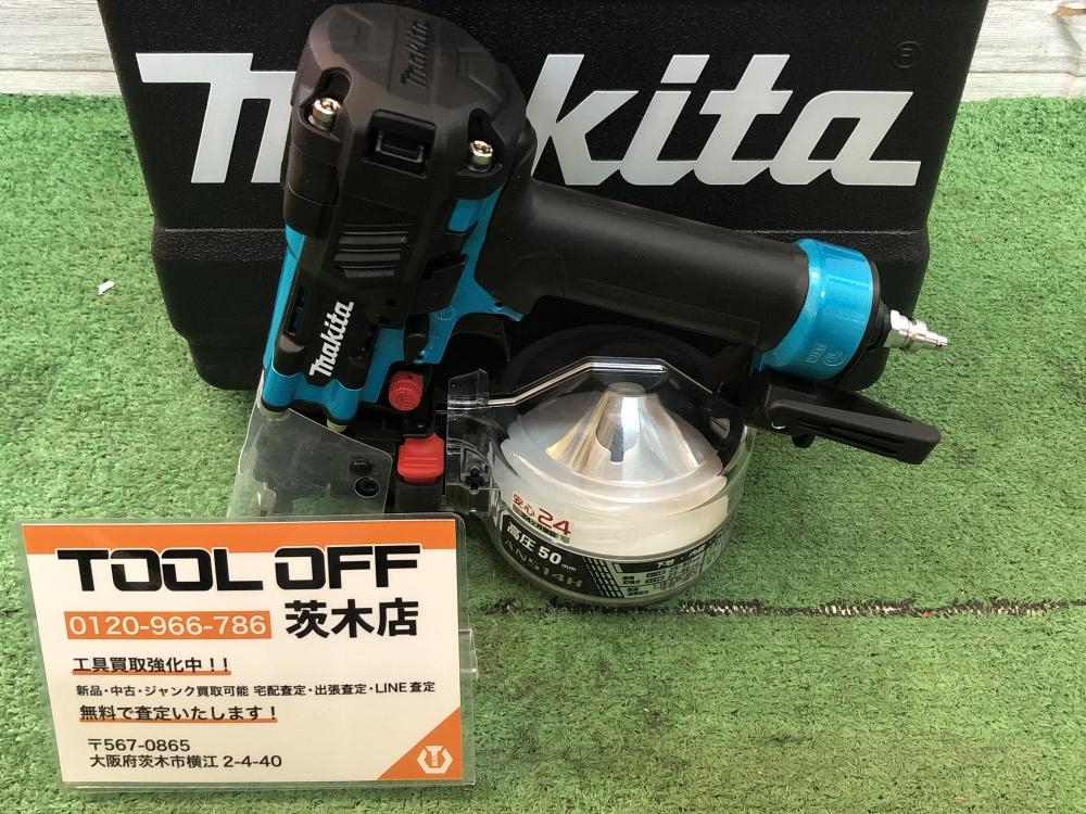 makita マキタ 50mm高圧釘打ち機 AN514HMの中古 未使用品 《大阪・茨木  