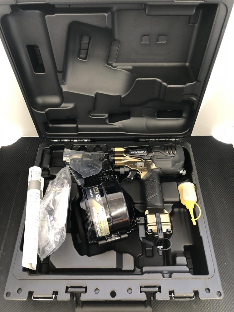 HiKOKI ハイコーキ 65mm高圧ロール釘打機 NV65HR2(N) 保管品の中古 未