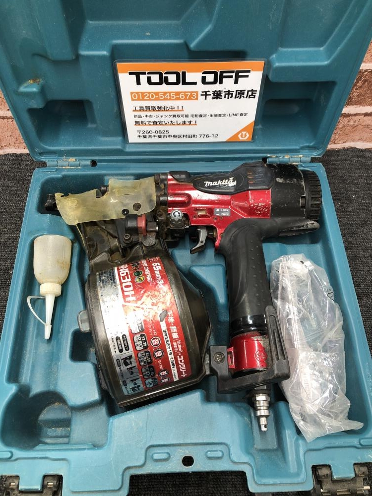 マキタ makita 65mm高圧釘打機 AN630Hの中古 中古C傷汚れあり 《千葉・市原》中古工具販売の専門店│ ツールオフ千葉市原店  ｜中古工具販売のツールオフ