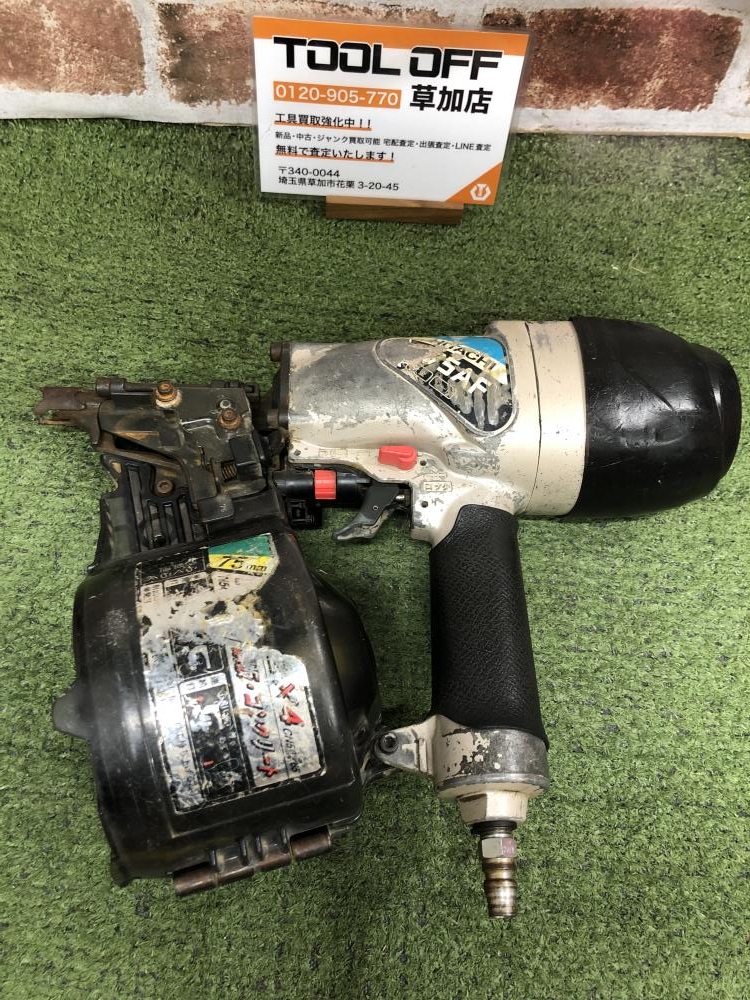 HITACHI 75mm ロール釘打機 NV75AFの中古 中古B使用感あり 《埼玉・草加》中古工具販売の専門店│ ツールオフ草加店  ｜中古工具販売のツールオフ